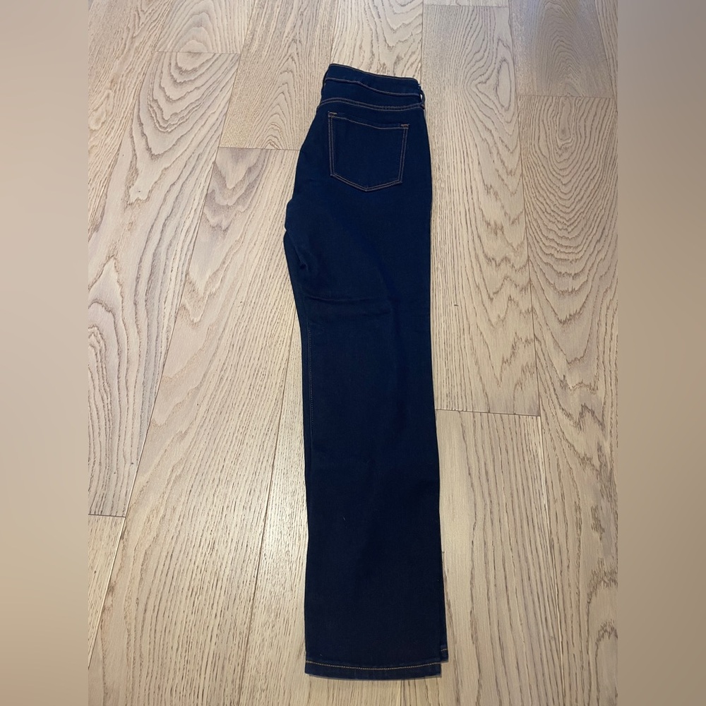 Dark Wash Old Navy Power Slim Straight Jeans Size 8 - Picture 3 of 5